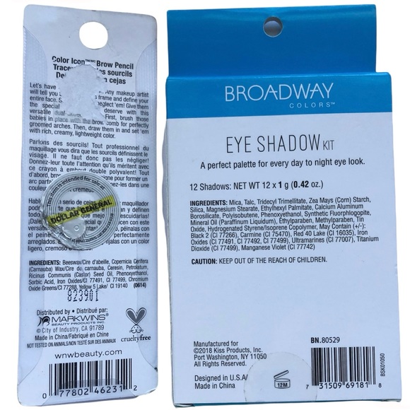 NEW Eye Brow Eyeshadow Bundle NEW Broadway Maybelline Wet Wild - Picture 4 of 10